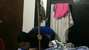 Sexo Real Con Mi Hermanastra Cuando Entra A Limpiar Mi Habitación