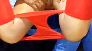 Watch this cute young student get her skirt lifted and ass fucked in homemade amateur scene