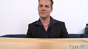 gay hunks say 'let's have a blowjob contest and fuck bareback wildly'