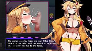 Chloa Scrambles in Anime Game Part 1