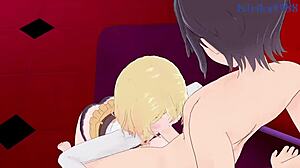 Chizuru Mizuhara and Mami Nanami in wild sex from Rent-a-Girlfriend hentai