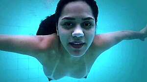 young guy with mature woman in bed