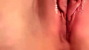 Teasing closeup of clitty play ending in orgasmic spasm