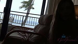 vacation vibes, touchin' my redhead megan winters before doggystyle fun, ya know?