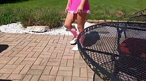 Does the teen cheerleader get fucked by stepfather?