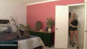 Can This Curvy Babe Handle His Gifted Cock?