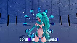 Blue k nights ［ray-mmd 3d vr180］cat fate cosplay adult miku［girls］