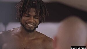 yo, watching this black gay dude with huge dick pound is insane 😲