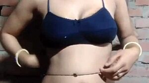 Indian Girl Strips In Kitchen