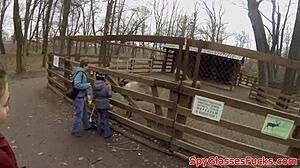 Euro Babe Fucked by Stranger!