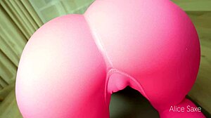 i came for yoga but alice saxe bent me over in doggystyle and cowgirl riding my cock to creampie