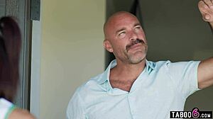 Black cheerleader teen 18+ Alexis Tae takes anal from stepdad Charles Dera!