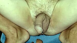 young twink bounces wildly on his big dildo in solo webcam show