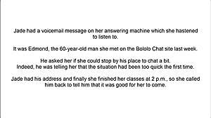 Young Brunette Blows Grandfather's Big Cock In Chat!