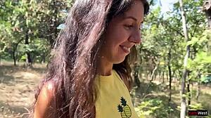 Beauty Sucks Cock Publicly