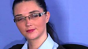 kinky honey gets jizz shot on her face sucking all the ejaculate in a blowbang bukkake