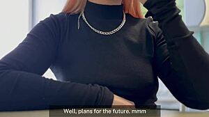 She Rips Off Condom And Sucks Deep On First Date Massage