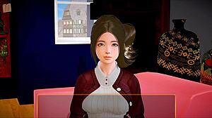 my new family adventure in the homemade game with big tits brunette