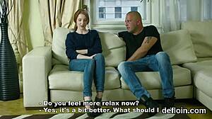 Cuddly Cutie Spreads Slim Vagina for Hardcore Deflowering in Close Detail.