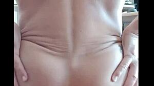 Intense anal fucking with huge plug leads to massive ejaculation!