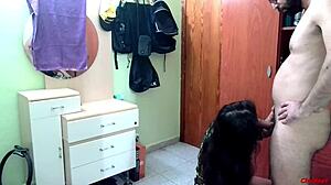 Military Instructor Fucks Girlfriend For Failing Training While Boyfriend Records Quickie