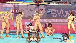 Dongwan battles warugiria in a paid character showdown