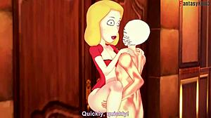 Beth Smith engages in intense hardcore sex with Rick in this Rick and Morty fantasy episode by Fantasyking3
