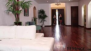 Feminge 4K - Superb Lesbians Explore 69 Position with Intense Licking