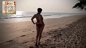 Compilation of nudist barbershop with nude lady hairdresser