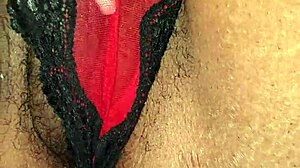 Feeling the wetness in my panties