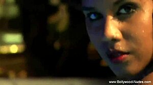 indian lady shows powerful relaxing ritual reenactment