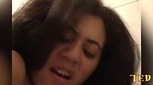 Three friends take the hairy girl to the apartment