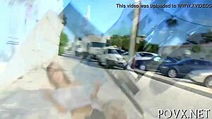 Teen Girl Licks Balls And Gets Fucked On Soft Sofa In Wet Pussy Game.