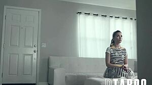 Aria Lee Licks And Swallows Cum