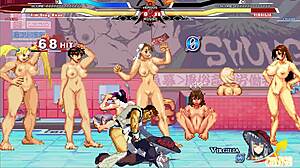 Dongwan battles warugiria in a paid character showdown