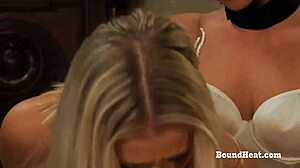 Beautiful mistress in lingerie with strap-on?