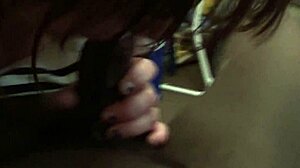 Is Loopy Lou giving a blow job?