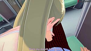 i had a cute blonde airi akizuki pov on the bus with see through in public 3d hentai