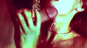 Vintage retro fantasy featuring hairy antique step sister in neutral scenarios