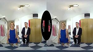 Milfs in dresses and stockings get fingered and ride intensely