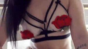 Latina teen shakes her big ass in thong!