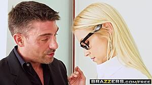 man, those big tits on redhead sarah vandella got me wild at work with keiran lee and toni ribas