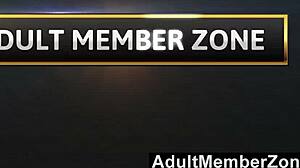 Faye Reagan gets fucked and swallows cum at the party.