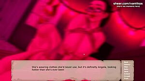 Can the stepson resist his lactating milf stepmom in this taboo hentai?