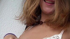 Camilla Moon's Big Nipples Visible Through Pink Underwear Close-Up