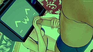 tv woman enjoys bikini sex ride