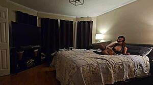 Skinny Wife Screams While Bent Over And Riding