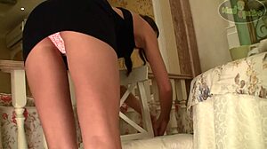 Hot Teen 18+ In Black Cocktail Dress