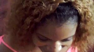 Innocent Ebony Teen in Philly Sucks White Cock Eagerly