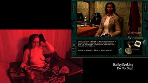 naked final scene play through part 1, showing off those big natural tits